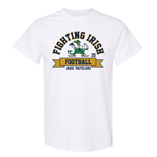 Notre Dame - NCAA Football : Jake Tafelski - Classic Fashion Shersey T-Shirt-0