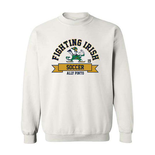 Notre Dame - NCAA Women's Soccer : Ally Pinto - Classic Fashion Shersey Crewneck Sweatshirt-0