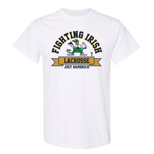 Notre Dame - NCAA Men's Lacrosse : Joey Bambrick - Classic Fashion Shersey T-Shirt-0