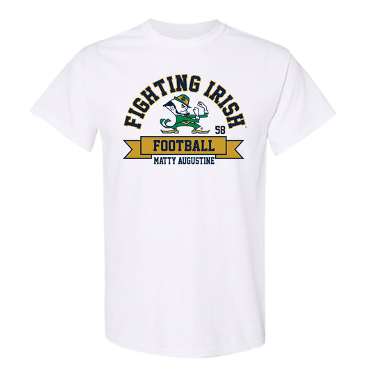 Notre Dame - NCAA Football : Matty Augustine - Classic Fashion Shersey T-Shirt-0