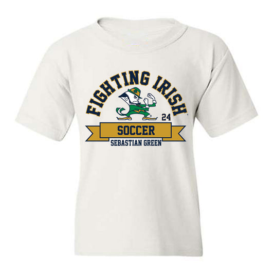 Notre Dame - NCAA Men's Soccer : Sebastian Green - Classic Fashion Shersey Youth T-Shirt-0