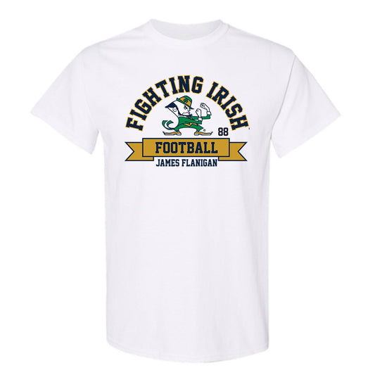 Notre Dame - NCAA Football : James Flanigan - Classic Fashion Shersey T-Shirt-0