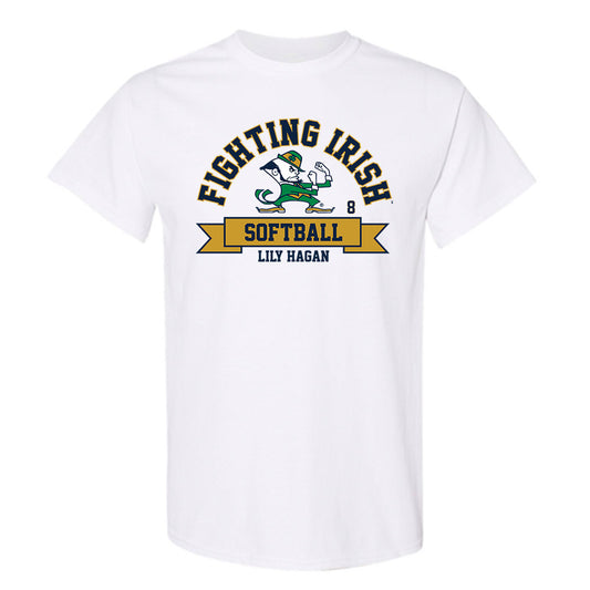 Notre Dame - NCAA Softball : Lily Hagan - Classic Fashion Shersey T-Shirt-0