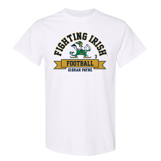 Notre Dame - NCAA Football : Gi'Bran Payne - Classic Fashion Shersey T-Shirt-0