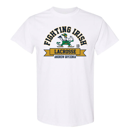 Notre Dame - NCAA Men's Lacrosse : Andrew Gryzenia - Classic Fashion Shersey T-Shirt-0