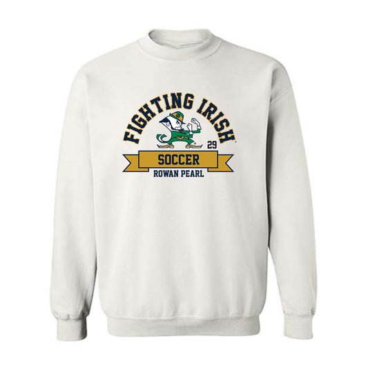 Notre Dame - NCAA Women's Soccer : Rowan Pearl - Classic Fashion Shersey Crewneck Sweatshirt-0