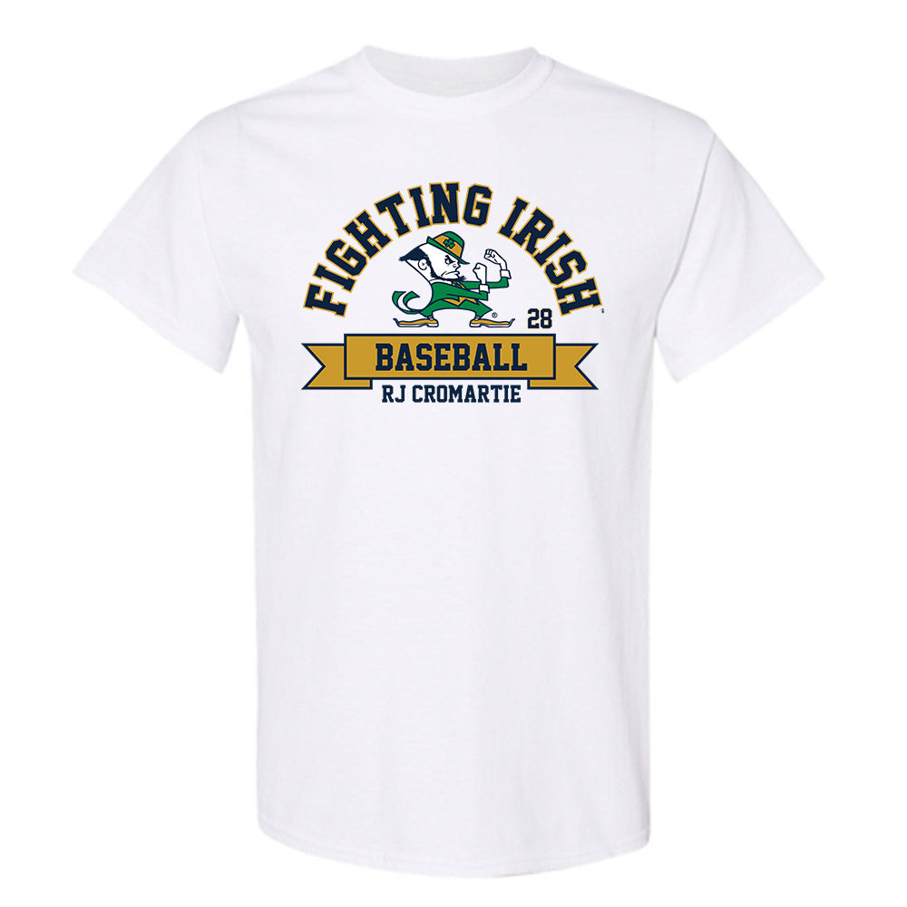 Notre Dame - NCAA Baseball : RJ Cromartie - Classic Fashion Shersey T-Shirt