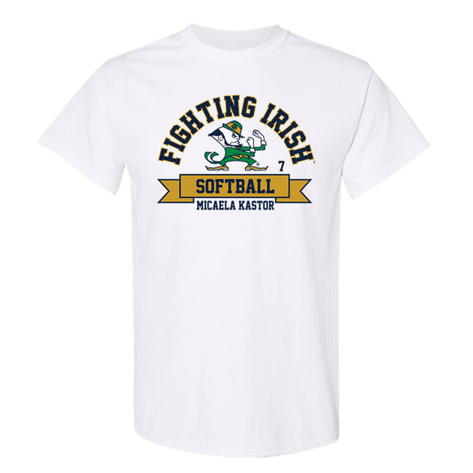 Notre Dame - NCAA Softball : Micaela Kastor - Classic Fashion Shersey T-Shirt-0
