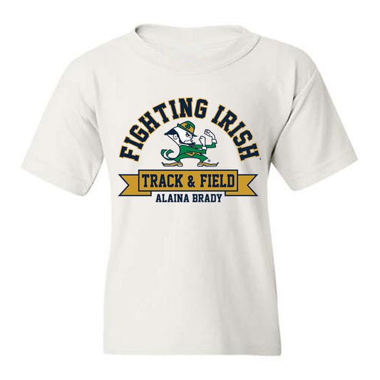 Notre Dame - NCAA Women's Track & Field : Alaina Brady - Classic Fashion Shersey Youth T-Shirt-0