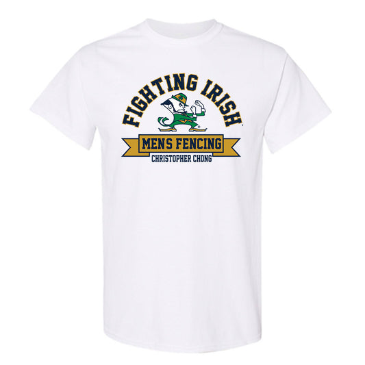 Notre Dame - NCAA Men's Fencing : Christopher Chong - Classic Fashion Shersey T-Shirt