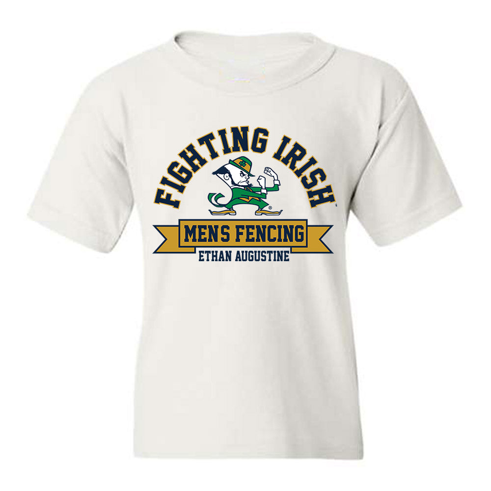 Notre Dame - NCAA Men's Fencing : Ethan Augustine - Classic Fashion Shersey Youth T-Shirt