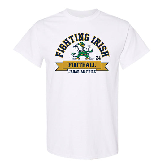 Notre Dame - NCAA Football : Jadarian Price - Classic Fashion Shersey T-Shirt-0
