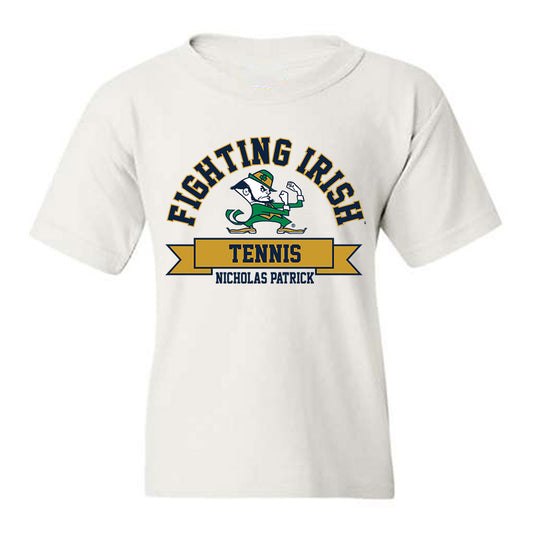 Notre Dame - NCAA Men's Tennis : Nicholas Patrick - Classic Fashion Shersey Youth T-Shirt-0