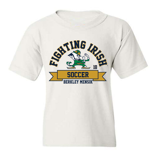 Notre Dame - NCAA Women's Soccer : Berkley Mensik - Classic Fashion Shersey Youth T-Shirt-0