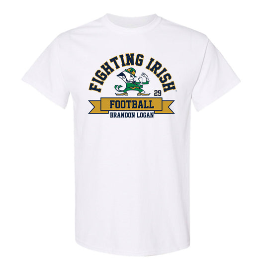Notre Dame - NCAA Football : Brandon Logan - Classic Fashion Shersey T-Shirt-0