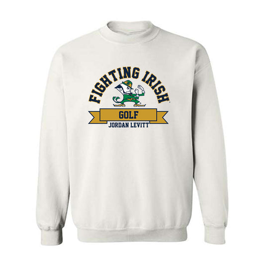 Notre Dame - NCAA Women's Golf : Jordan Levitt - Classic Fashion Shersey Crewneck Sweatshirt-0