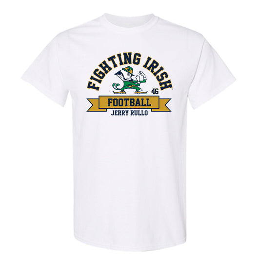 Notre Dame - NCAA Football : Jerry Rullo - Classic Fashion Shersey T-Shirt-0