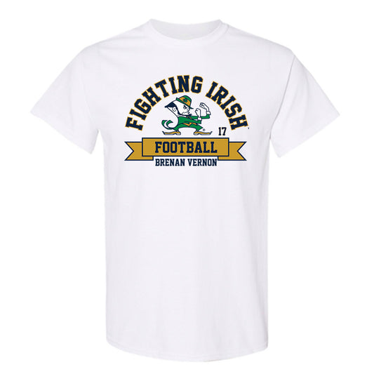 Notre Dame - NCAA Football : Brenan Vernon - Classic Fashion Shersey T-Shirt-0