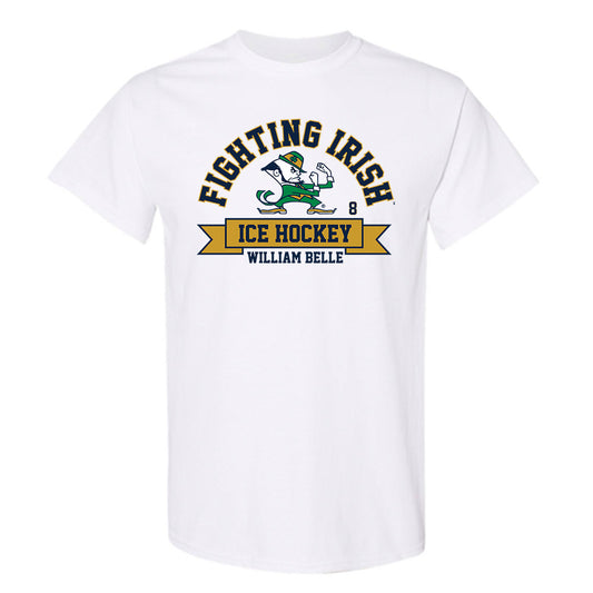Notre Dame - NCAA Men's Ice Hockey : William Belle - Classic Fashion Shersey T-Shirt-0