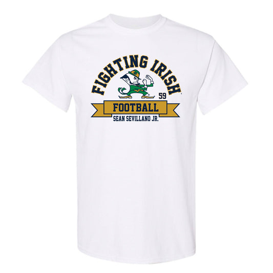 Notre Dame - NCAA Football : Sean Sevillano Jr. - Classic Fashion Shersey T-Shirt-0
