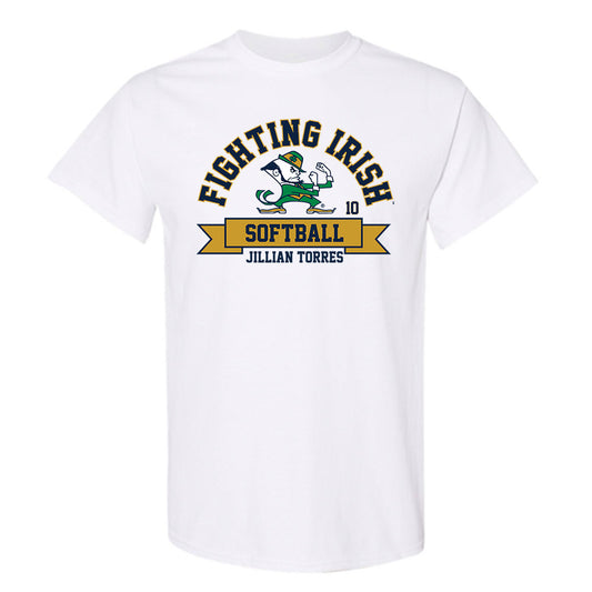 Notre Dame - NCAA Softball : Jillian Torres - Classic Fashion Shersey T-Shirt-0