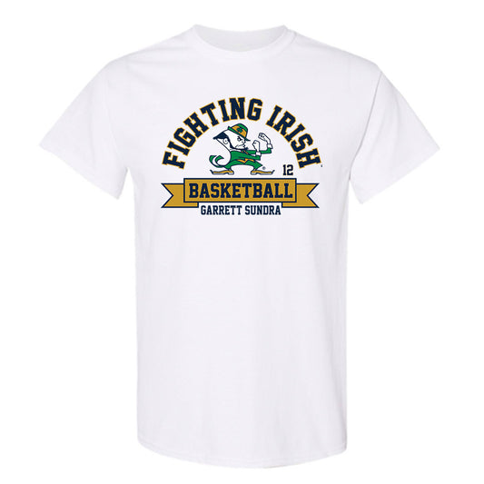 Notre Dame - NCAA Men's Basketball : Garrett Sundra - Classic Fashion Shersey T-Shirt-0