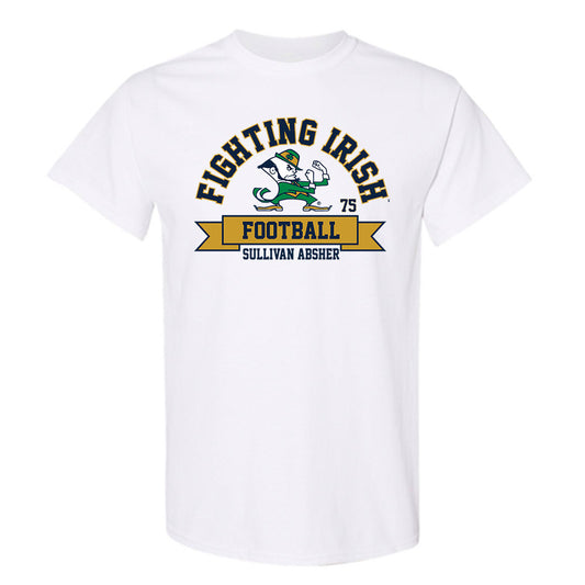 Notre Dame - NCAA Football : Sullivan Absher - Classic Fashion Shersey T-Shirt-0