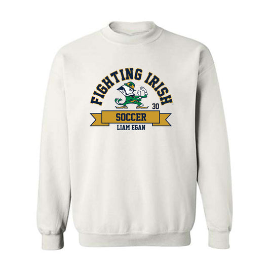 Notre Dame - NCAA Men's Soccer : Liam Egan - Classic Fashion Shersey Crewneck Sweatshirt-0