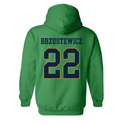 Notre Dame - NCAA Baseball : Parker Brzustewicz - Classic Fashion Shersey Hooded Sweatshirt
