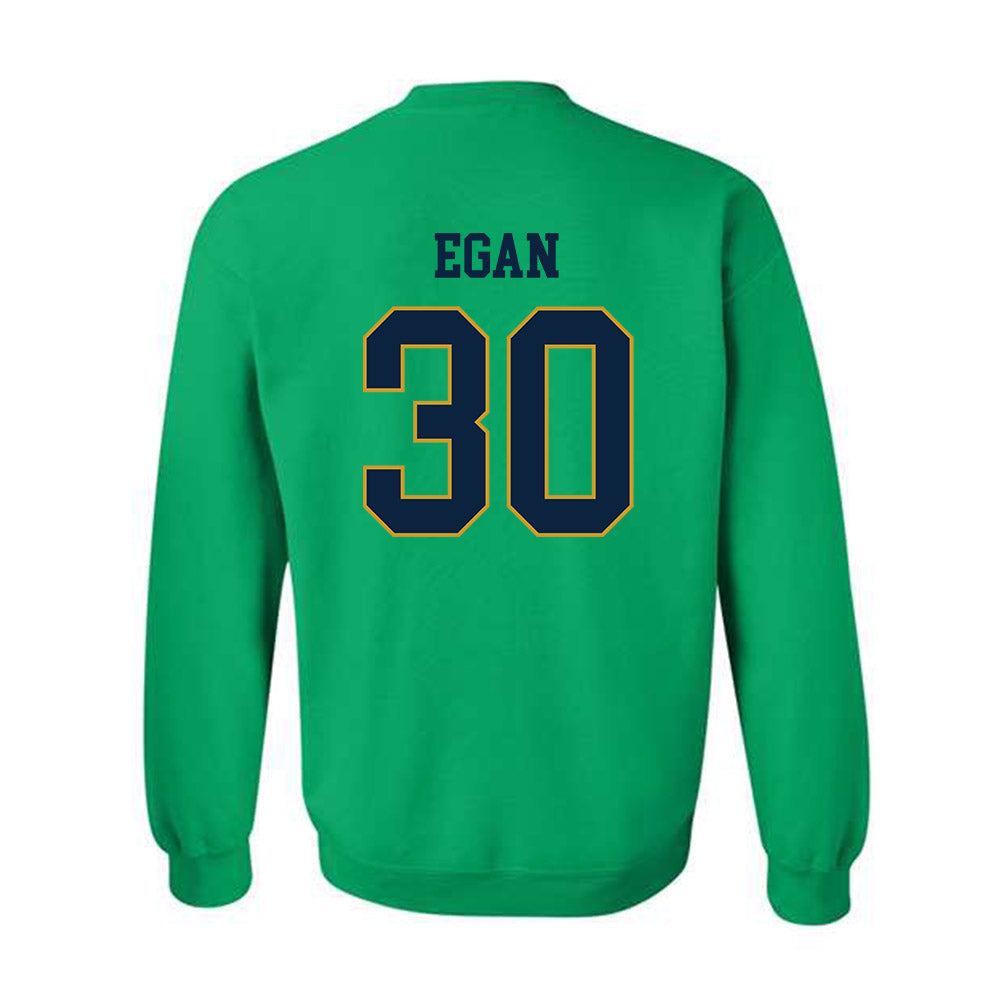 Notre Dame - NCAA Men's Soccer : Liam Egan - Classic Fashion Shersey Crewneck Sweatshirt-1