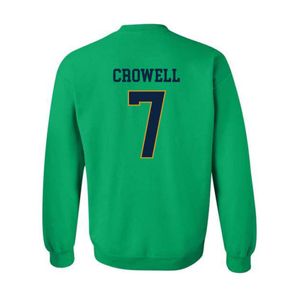 Notre Dame - NCAA Baseball : Caden Crowell - Classic Fashion Shersey Crewneck Sweatshirt-1