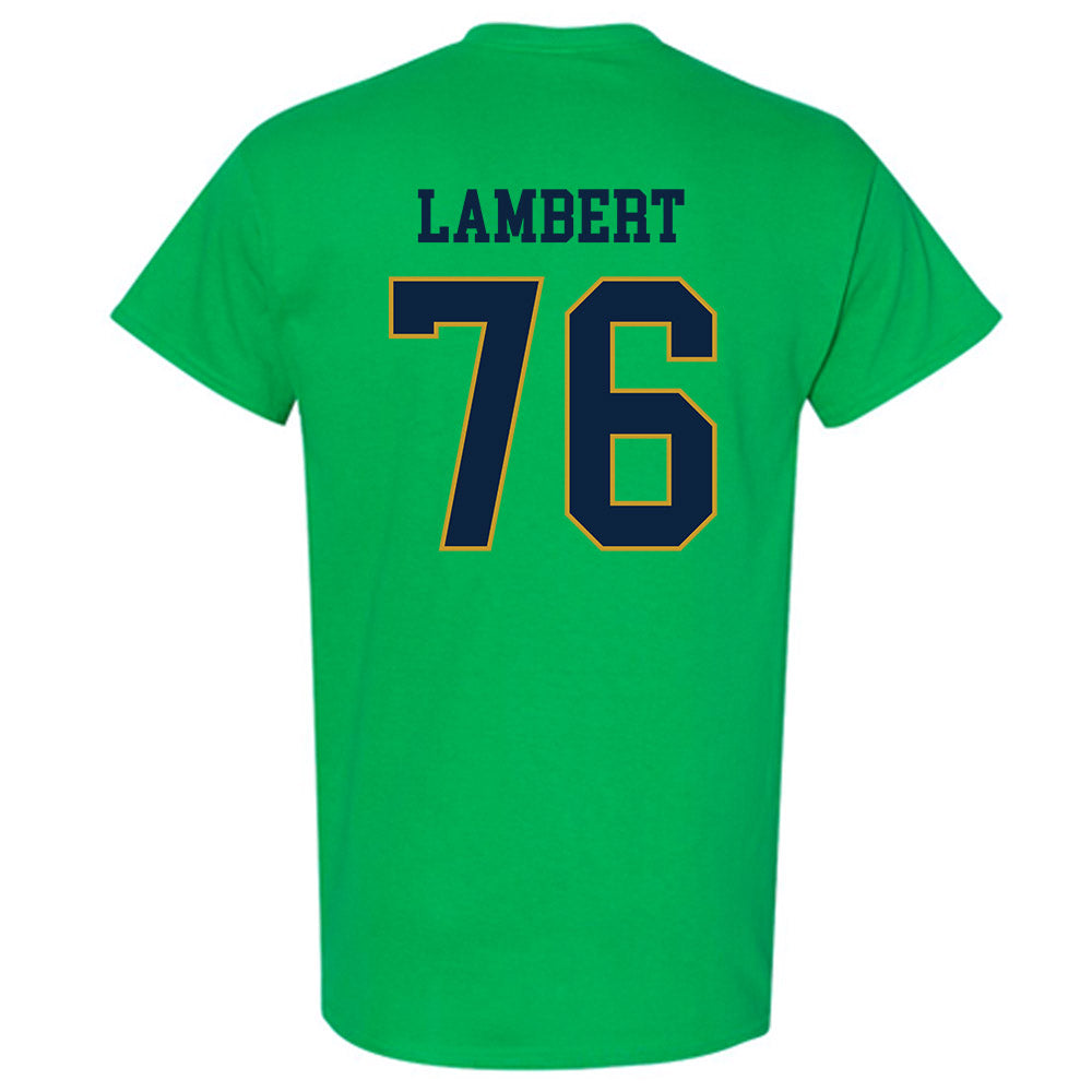 Notre Dame - NCAA Football : Guerby Lambert - Classic Fashion Shersey T-Shirt-1