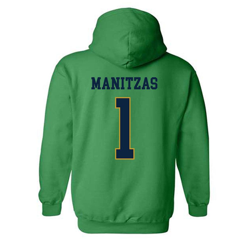 Notre Dame - NCAA Women's Volleyball : Alyssa Manitzas - Classic Fashion Shersey Hooded Sweatshirt