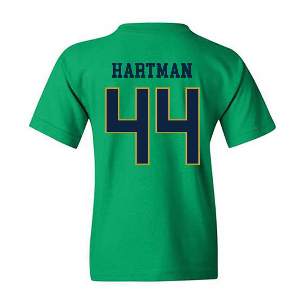 Notre Dame - NCAA Baseball : Trent Hartman - Classic Fashion Shersey Youth T-Shirt-1