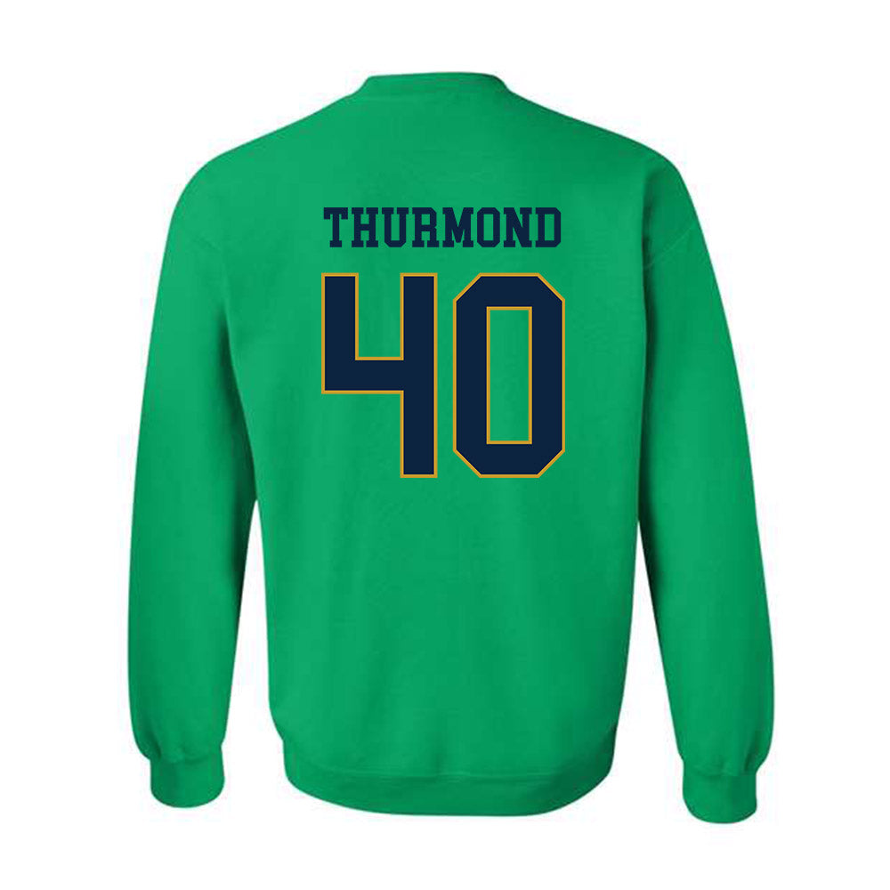 Notre Dame - NCAA Baseball : Eli Thurmond - Classic Fashion Shersey Crewneck Sweatshirt-1