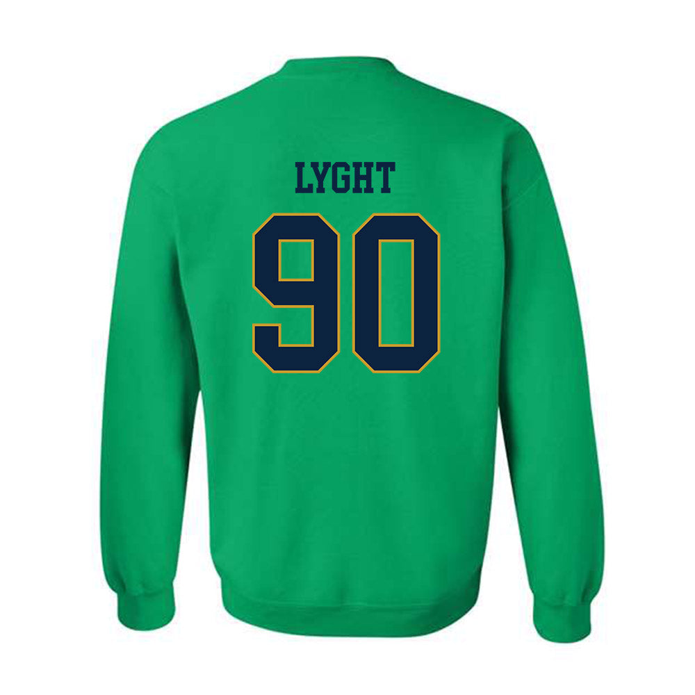 Notre Dame - NCAA Men's Lacrosse : Shawn Lyght - Classic Fashion Shersey Crewneck Sweatshirt