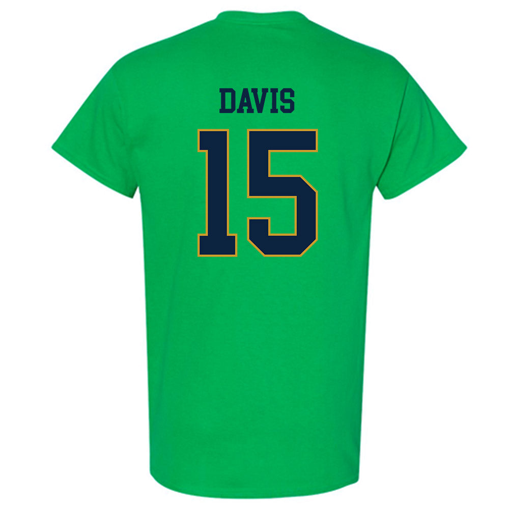 Notre Dame - NCAA Men's Lacrosse : Anderson Davis - Classic Fashion Shersey T-Shirt-1