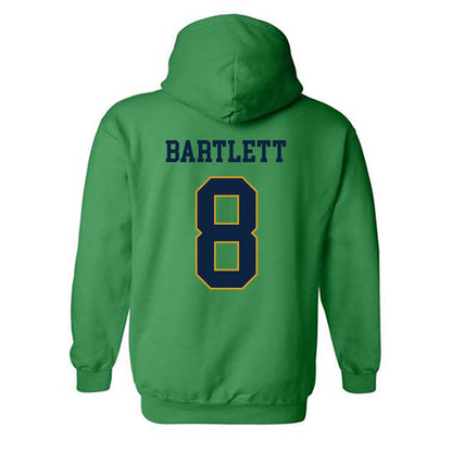 Notre Dame - NCAA Men's Soccer : Nici Bartlett - Classic Fashion Shersey Hooded Sweatshirt-1