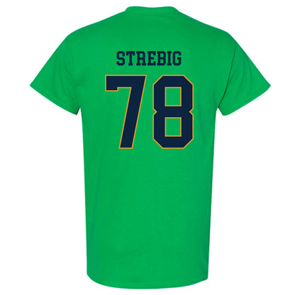 Notre Dame - NCAA Football : Owen Strebig - Classic Fashion Shersey T-Shirt-1