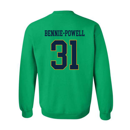 Notre Dame - NCAA Football : Taebron Bennie-Powell - Classic Fashion Shersey Crewneck Sweatshirt-1