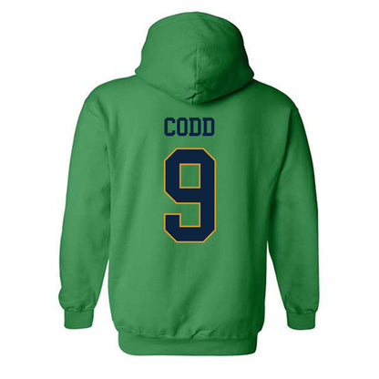 Notre Dame - NCAA Women's Soccer : Charlie Codd - Classic Fashion Shersey Hooded Sweatshirt-1