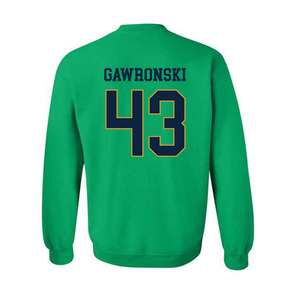 Notre Dame - NCAA Women's Lacrosse : Avery Gawronski - Classic Fashion Shersey Crewneck Sweatshirt-1