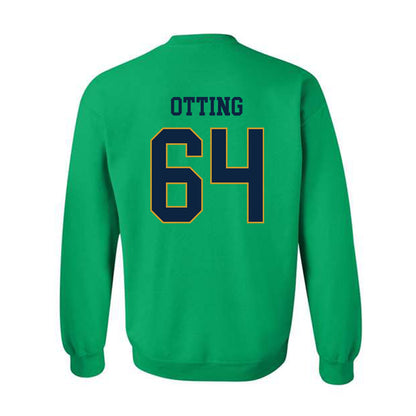 Notre Dame - NCAA Football : Joe Otting - Classic Fashion Shersey Crewneck Sweatshirt-1