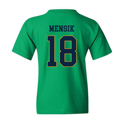 Notre Dame - NCAA Women's Soccer : Berkley Mensik - Classic Fashion Shersey Youth T-Shirt-1