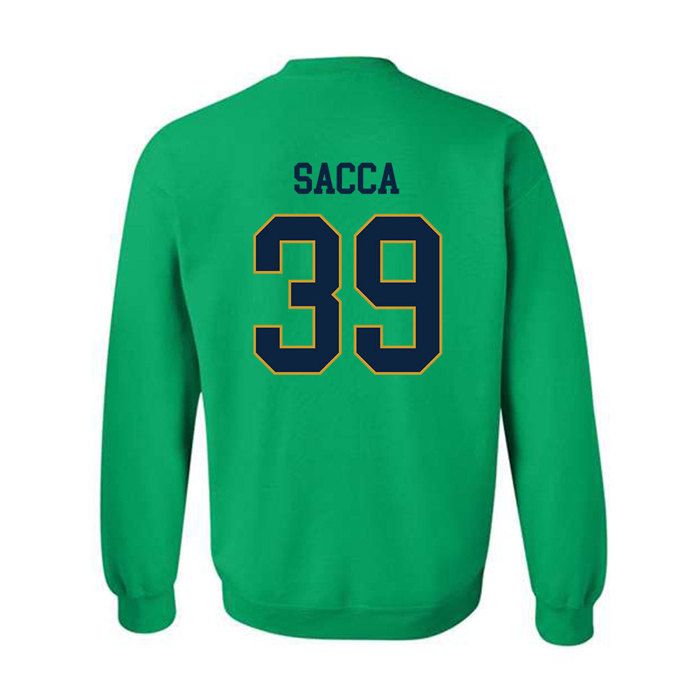 Notre Dame - NCAA Football : Anthony Sacca - Classic Fashion Shersey Crewneck Sweatshirt-1
