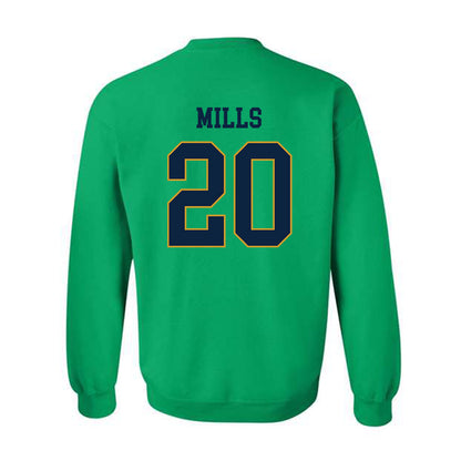 Notre Dame - NCAA Women's Soccer : Abby Mills - Classic Fashion Shersey Crewneck Sweatshirt