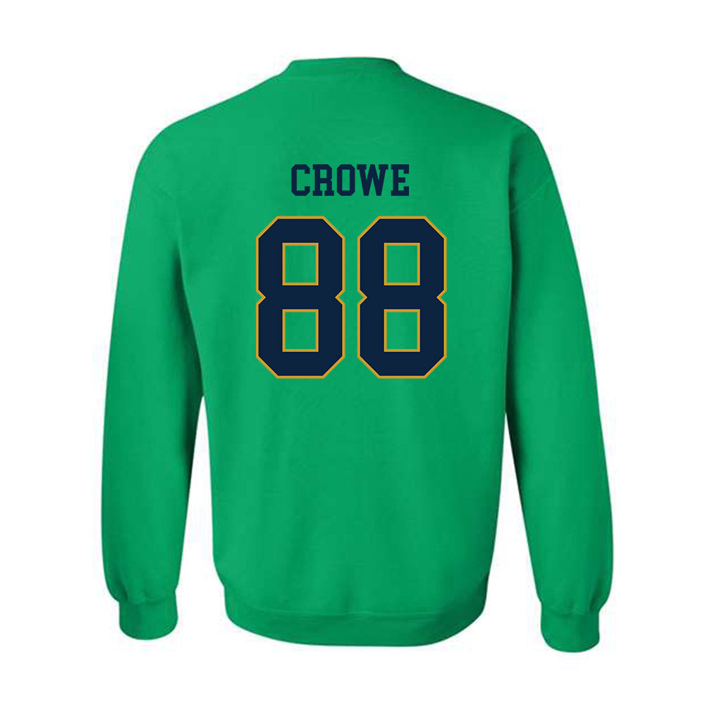 Notre Dame - NCAA Men's Lacrosse : Luke Crowe - Classic Fashion Shersey Crewneck Sweatshirt