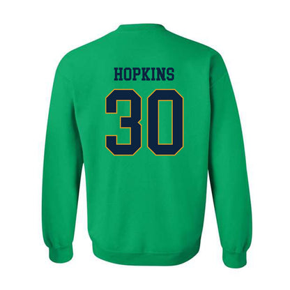 Notre Dame - NCAA Women's Lacrosse : Brooke Hopkins - Classic Fashion Shersey Crewneck Sweatshirt-1