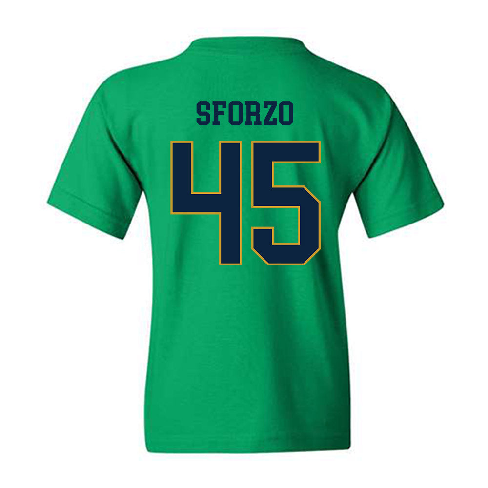 Notre Dame - NCAA Men's Lacrosse : Ryan Sforzo - Classic Fashion Shersey Youth T-Shirt-1