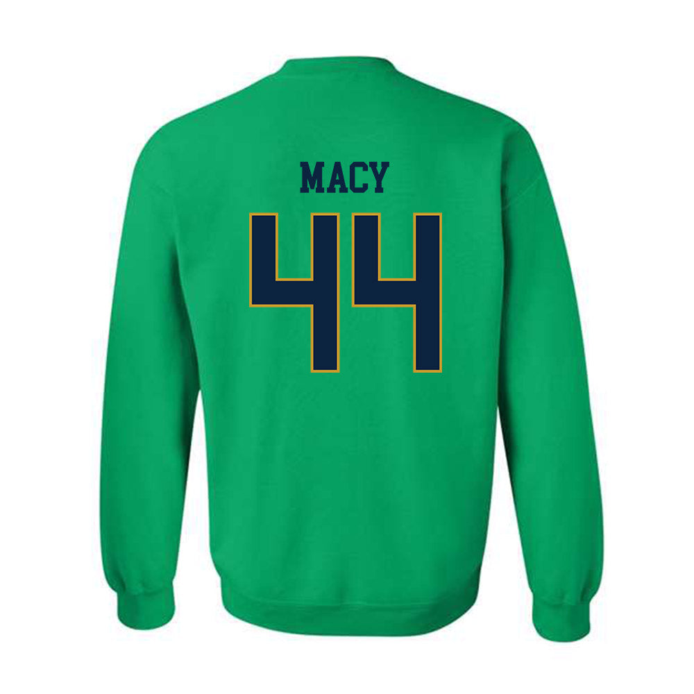 Notre Dame - NCAA Women's Basketball : Leah Macy - Classic Fashion Shersey Crewneck Sweatshirt-1